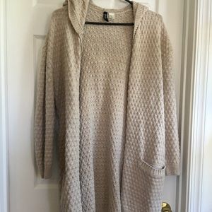 Hm long sweater cardigan size xs